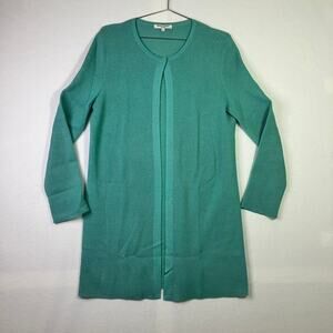 Barbara Lohmann Cashmere Knit Cardigan Size 44 Coastal Grandma Quiet Luxury